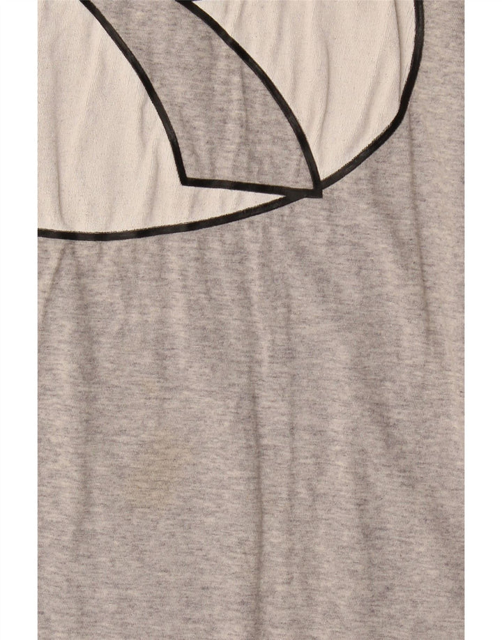Diadora Herren T-Shirt mit Grafik, Größe L, Grau