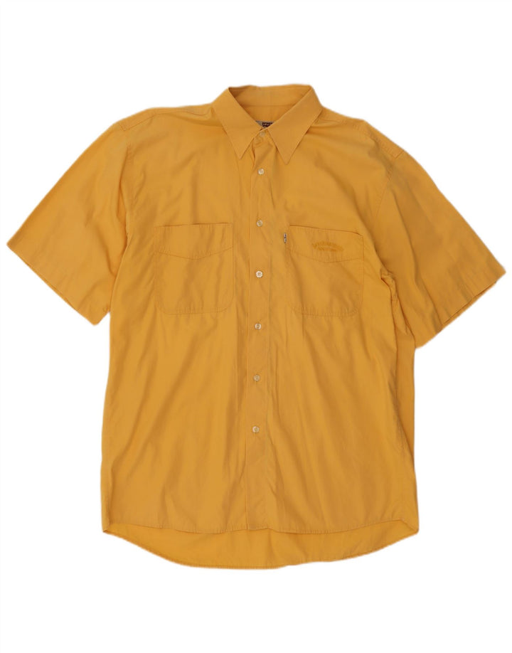 Levi's Herren Kurzarmhemd Large Gelb