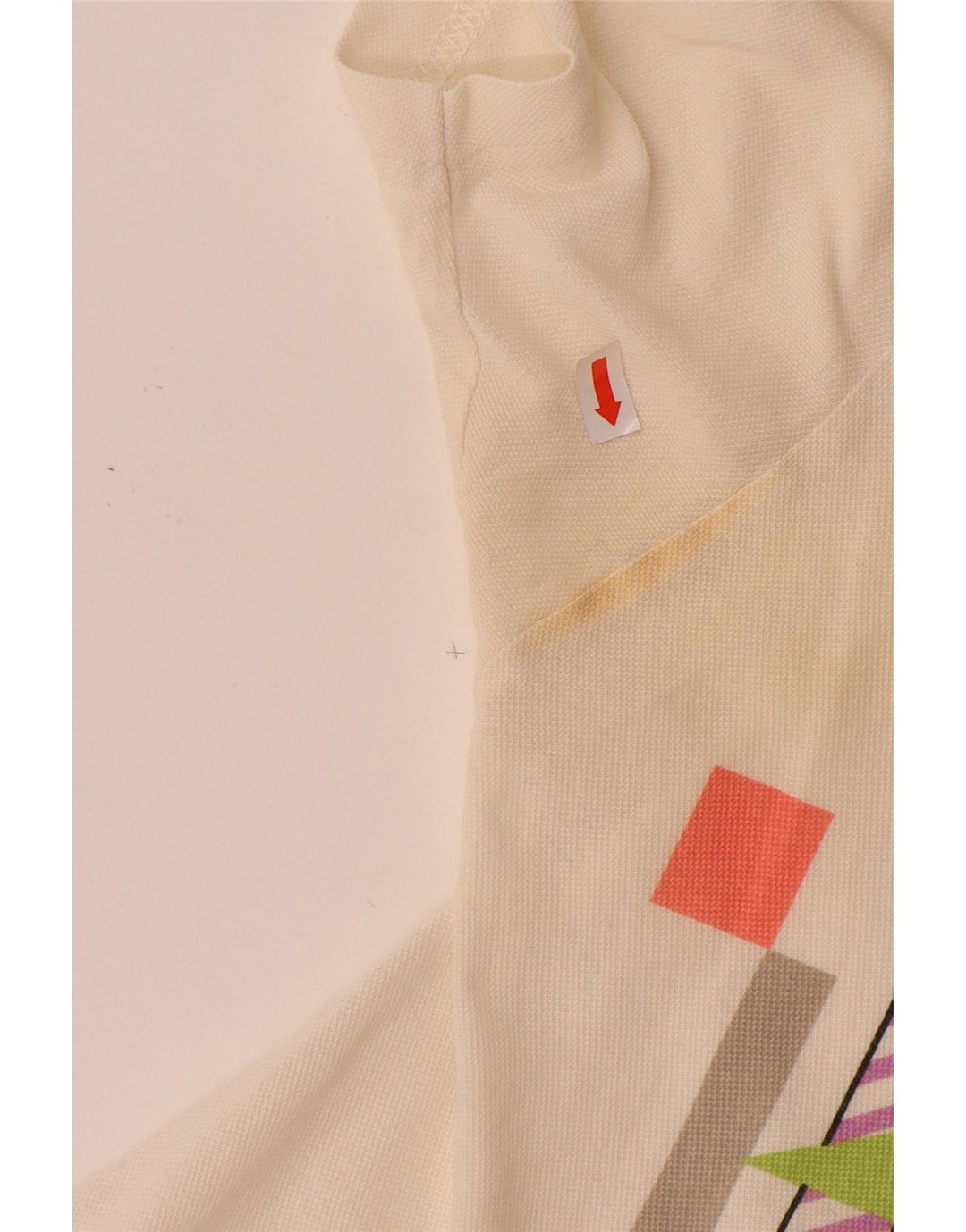 SERGIO TACCHINI Herren Poloshirt EU 50 Medium Off White Geometrische Baumwolle