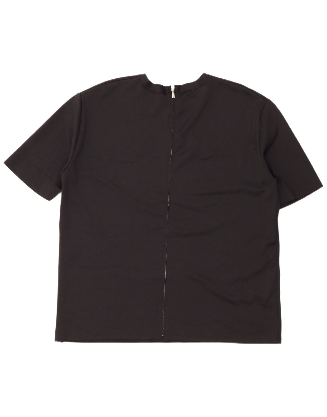 Zara Damen T-Shirt Top UK 16 Large Schwarz