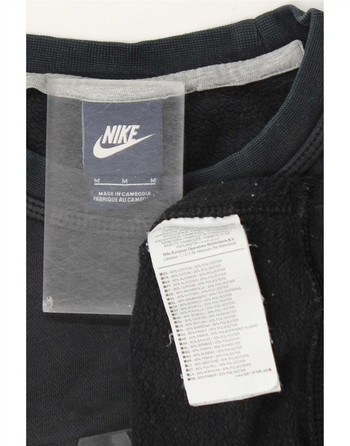 Nike Herren-Sweatshirt mit Grafik, mittelgraue Baumwolle
