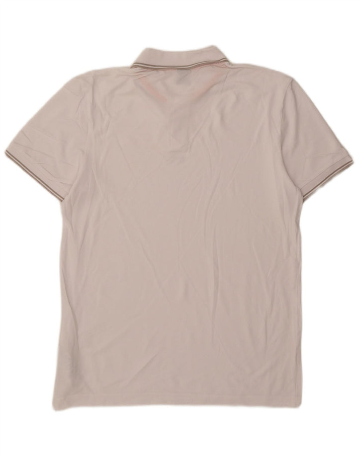 Hugo Boss Herren-Poloshirt, große weiße Baumwolle