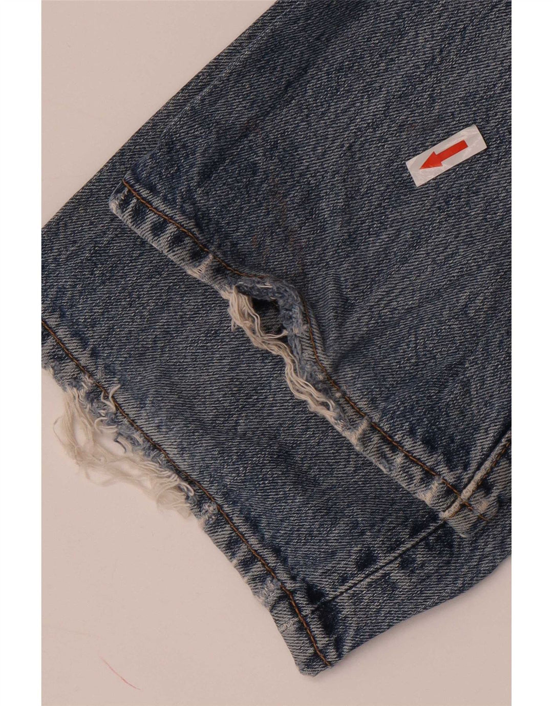 Levi's Herren 501 Distressed Straight Jeans W32 L34 Blau