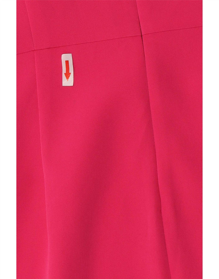 French Connection Damen Ärmelloses Etuikleid UK 16 Large Rosa Polyester