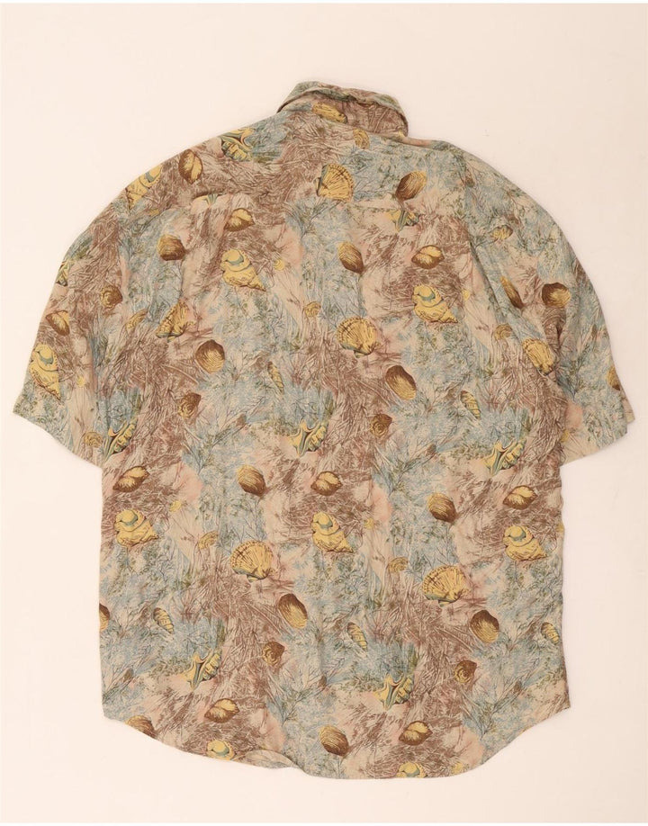 Vintage Herren-Kurzarmshirt mit Grafik, mittelgroß, mehrfarbig, Schmetterling