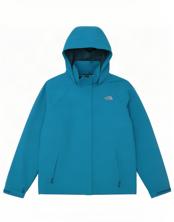 The North Face Damen-Regenjacke mit Kapuze, UK 16, Größe L, blau, Polyester