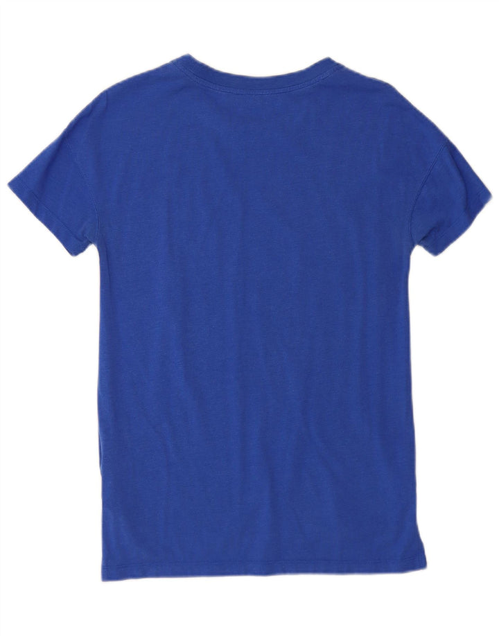 NIKE Herren Grafik T-Shirt Top XS Blau Modal