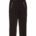 DKNY Womens Tapered Cargo Trousers US 6 Medium W30 L28 Black Rayon Vintage Dkny and Second-Hand Dkny from Messina Hembry 