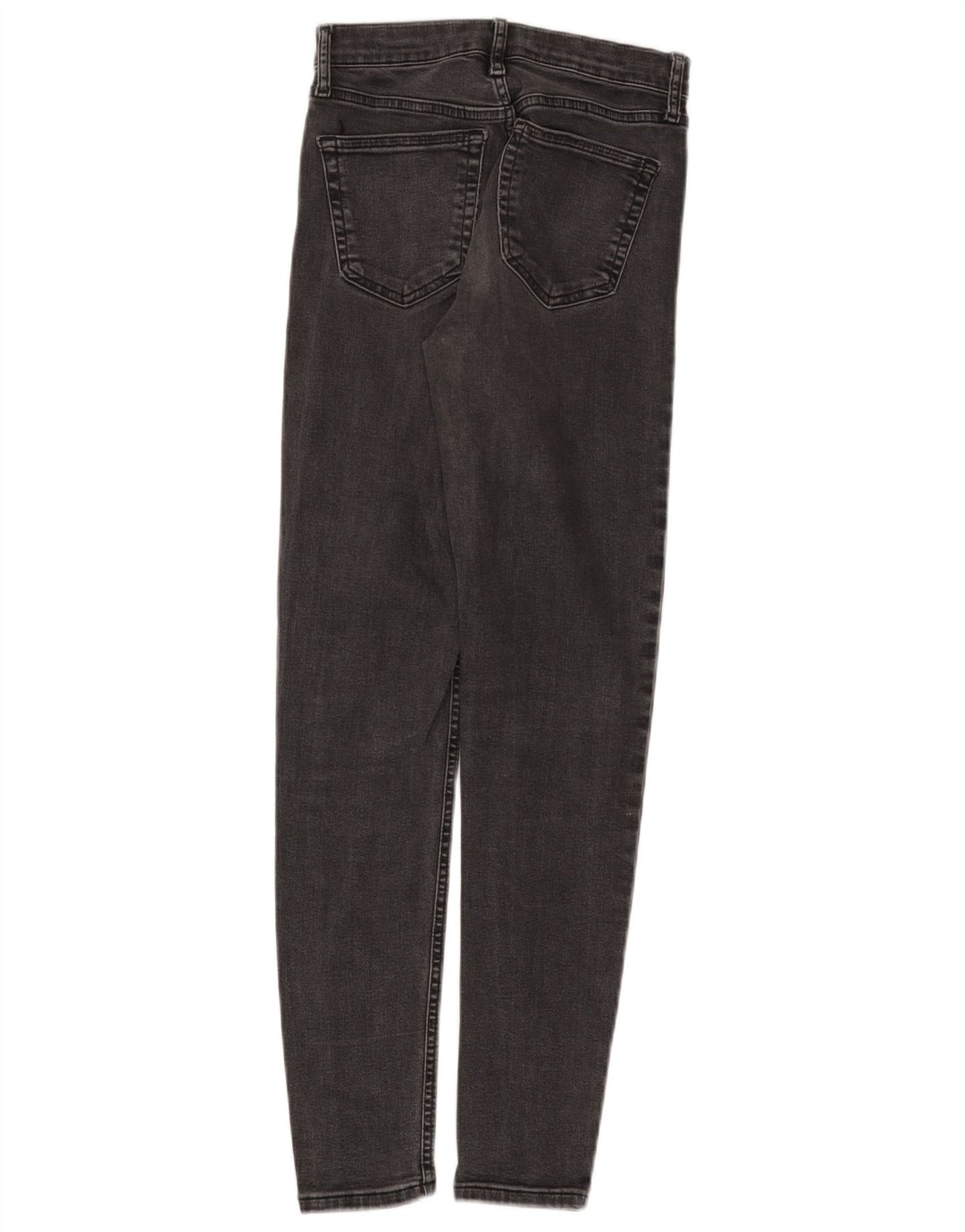 Topshop Damen Jamie Skinny Jeans W25 L28 Grau Polyester