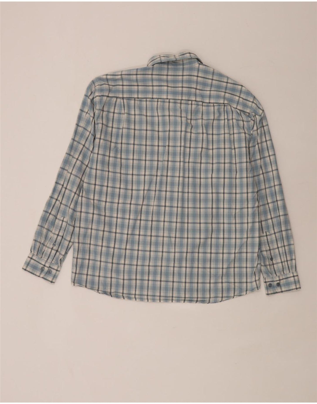 Wrangler Herrenhemd XL Blau kariert