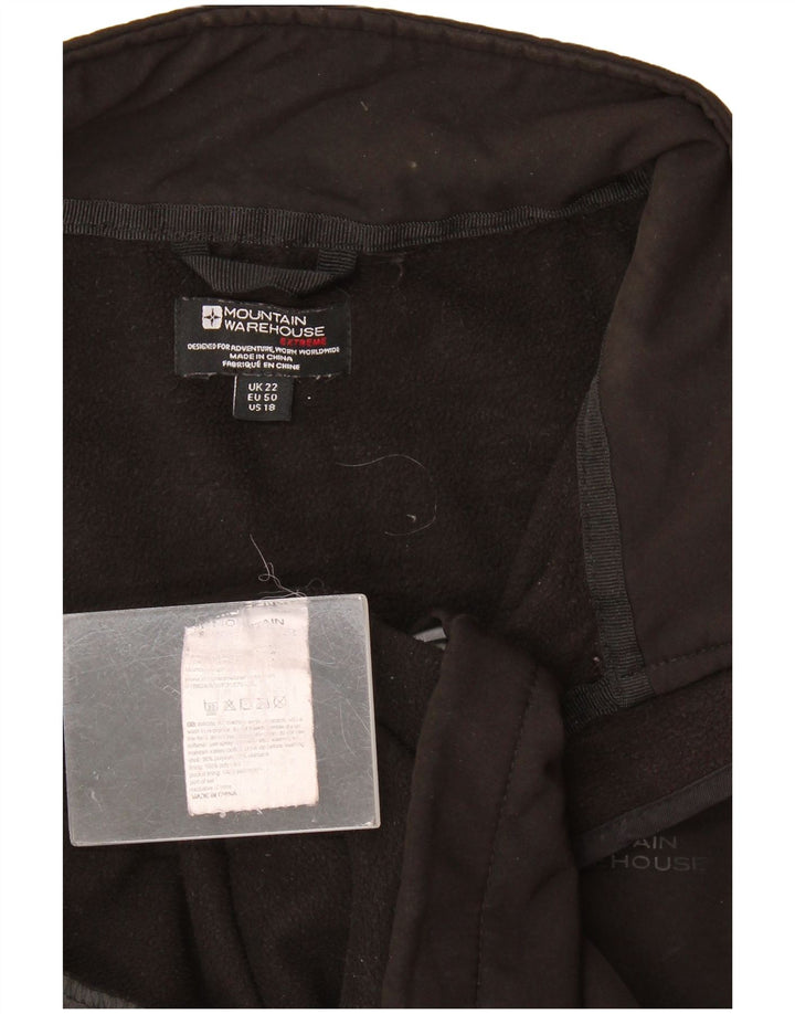 Mountain Warehouse Liner-Trainingsanzug-Oberjacke für Damen, UK 22 3XL, Schwarz