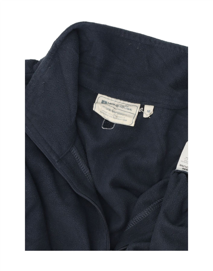 Mountain Warehouse Herren-Fleecepullover mit Reißverschluss am Hals, Mittelgroßes marineblaues Polyester