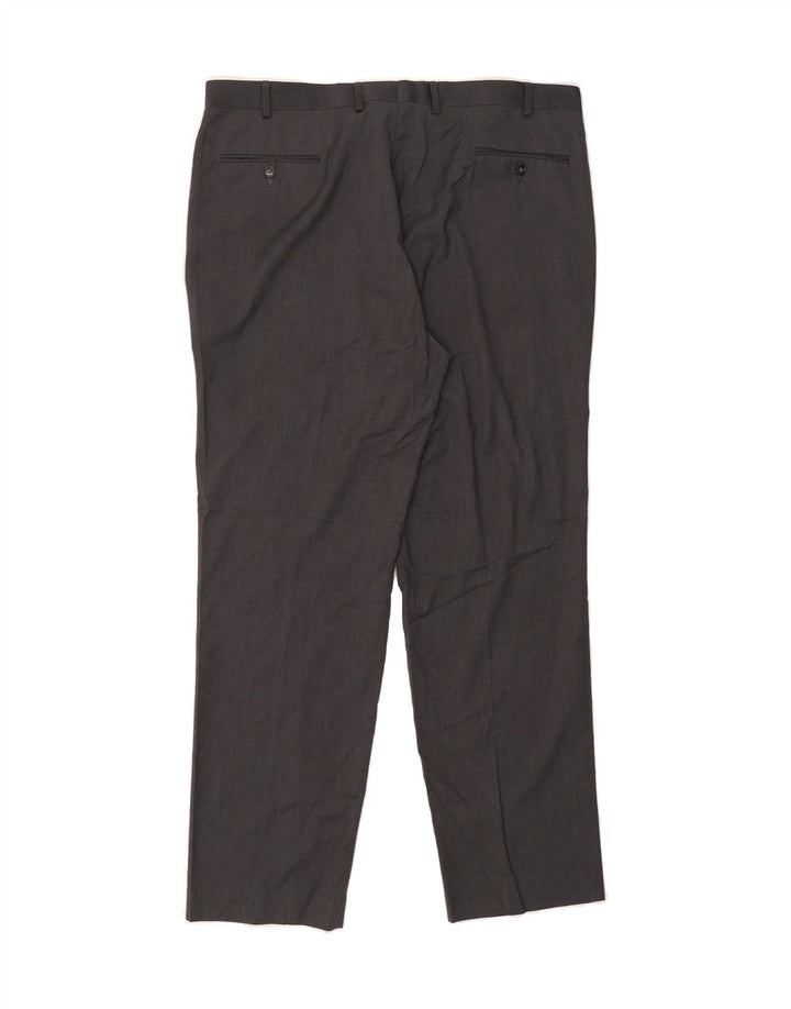RALPH LAUREN Mens Slim Suit Trousers W40 L32 Grey Polyester Vintage Ralph Lauren and Second-Hand Ralph Lauren from Messina Hembry 
