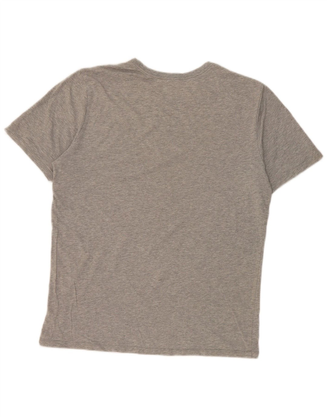 Nike Herren Air Max Graphic T-Shirt-Oberteil aus mittelgrauer Baumwolle