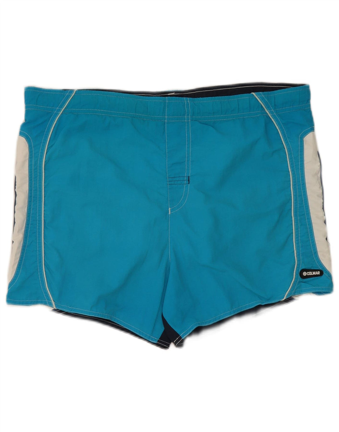 Colmar Damen Badeshorts IT 48 XL Blau Colourblock Polyamid