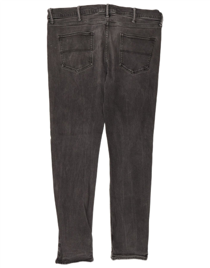 Marks & Spencer Slim-Jeans für Herren, W38, L33, graue Baumwolle