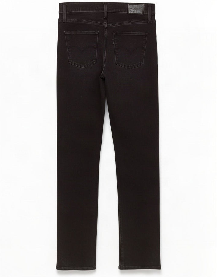 Levi's Slim Fit Jeans für Damen, W30 L32, schwarze Baumwolle