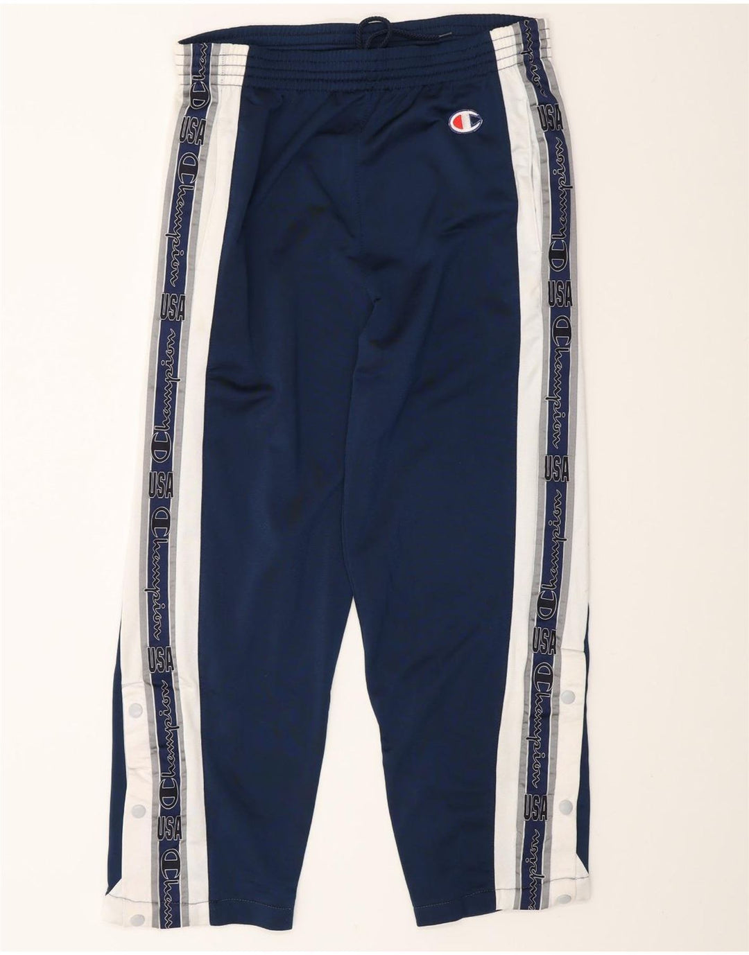 Champion Herren-Trainingshose mit Grafik, Größe S, Marineblau, Farbblock