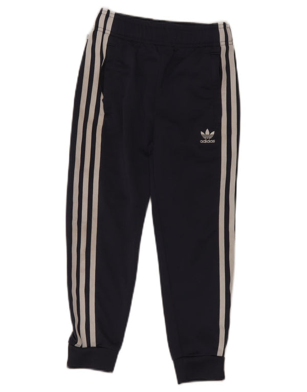 ADIDAS Jungen-Trainingsanzug, Hose, Jogger, 6–7 Jahre, Marineblau, Polyester