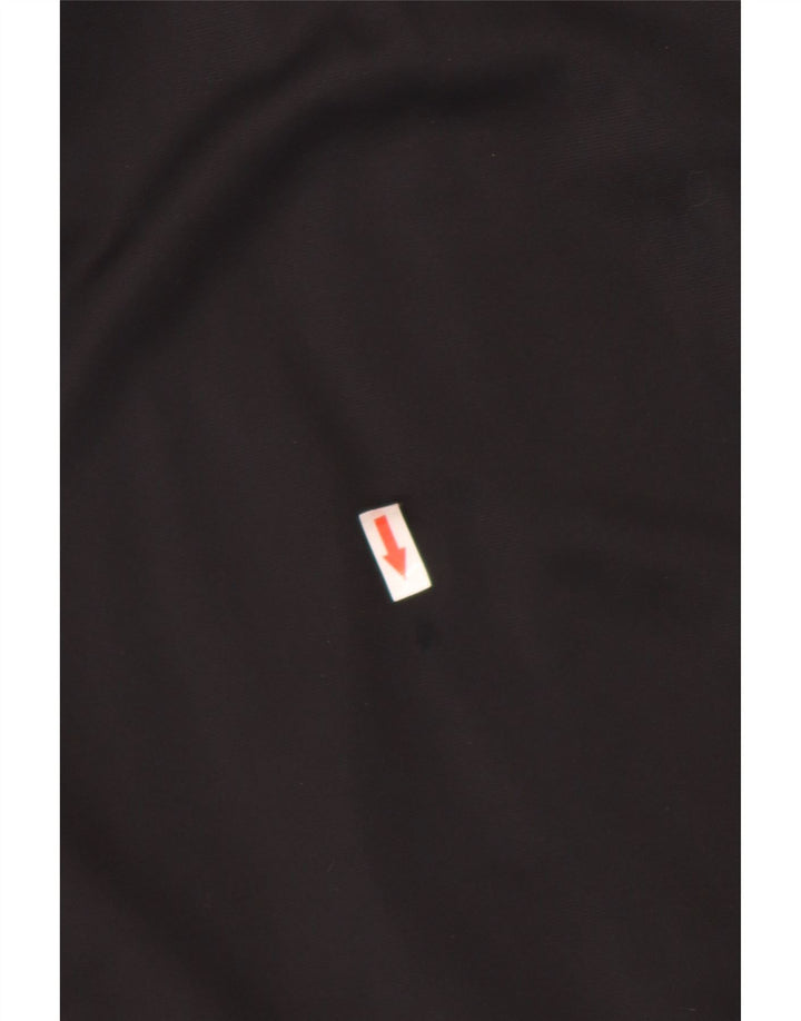 Fila Herren-Trainingsanzug-Oberteil, Jacke, klein, schwarzes Farbblock-Polyester