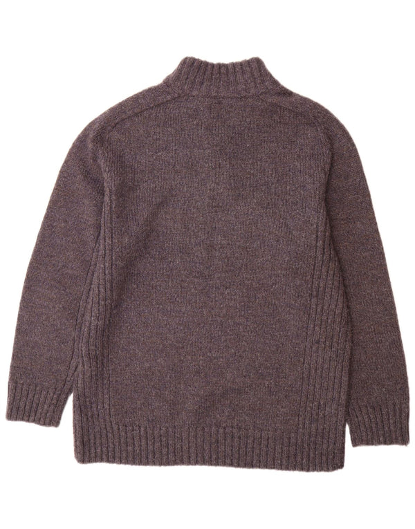 Kensington Eastside Herren-Pullover mit Knopfkragen, XL, graues Acryl