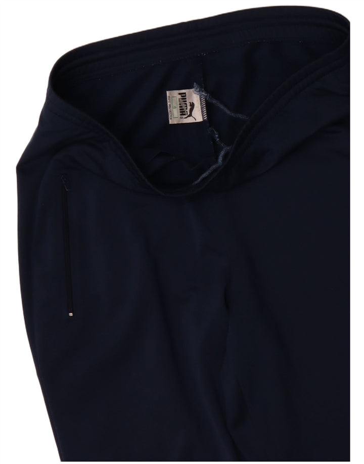 PUMA Damen Trainingshose Jogger UK 4 XS Blau Polyester