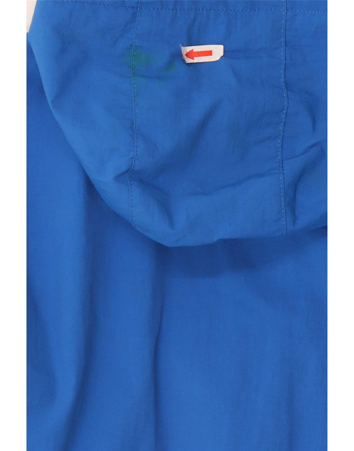 Levi's Jungen-Regenjacke mit Kapuze, 11–12 Jahre, blaues Colourblock-Nylon