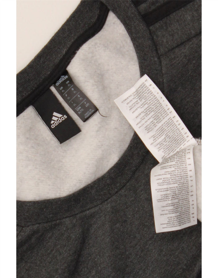Adidas Herren Sweatshirt Pullover XL Grau Baumwolle