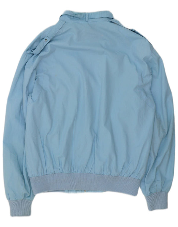 Vintage Herren Militär Bomberjacke UK 36 Small Blau Polyester
