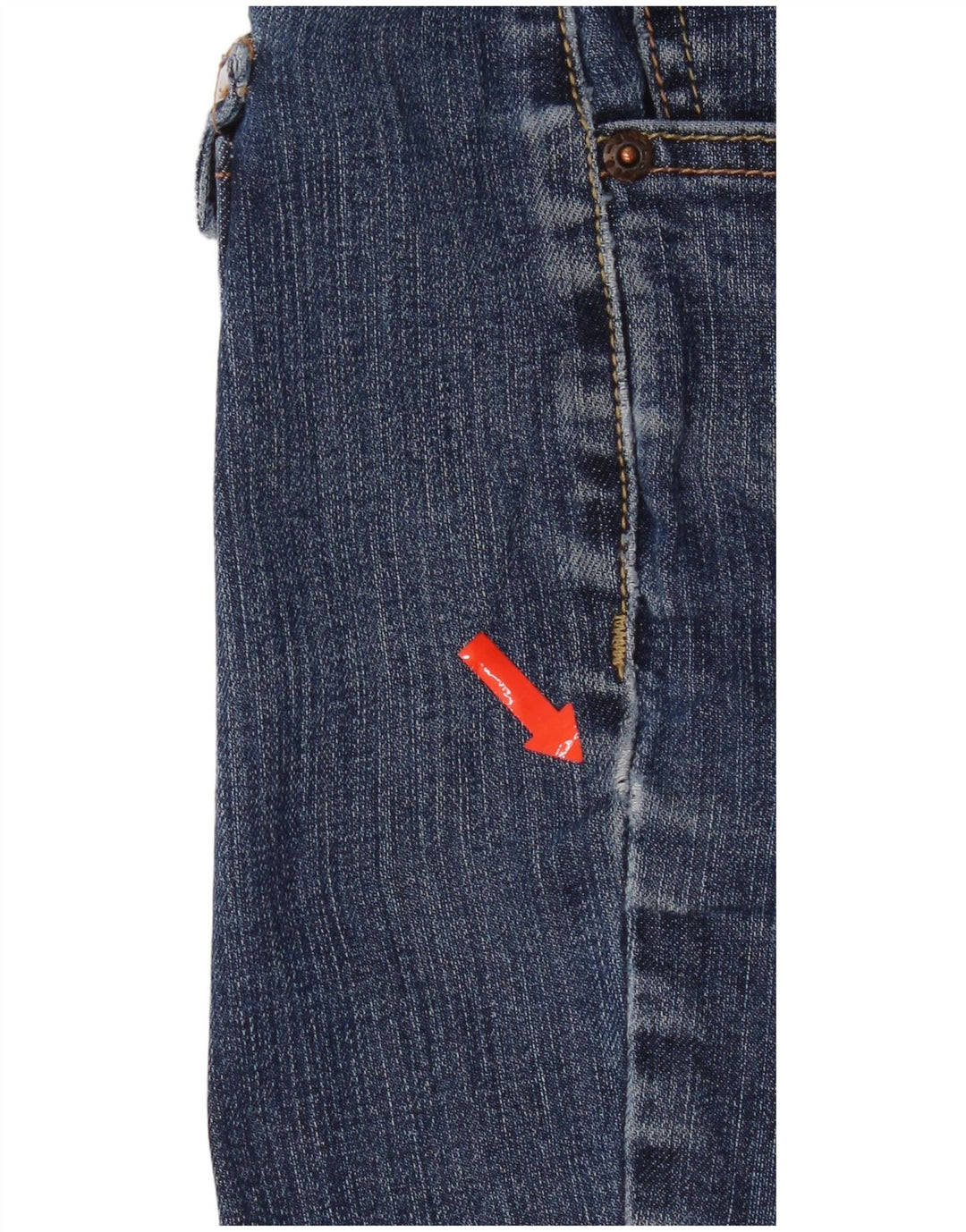 Levi's Damen 524 Super Low Skinny Jeans W36 L31 Blau