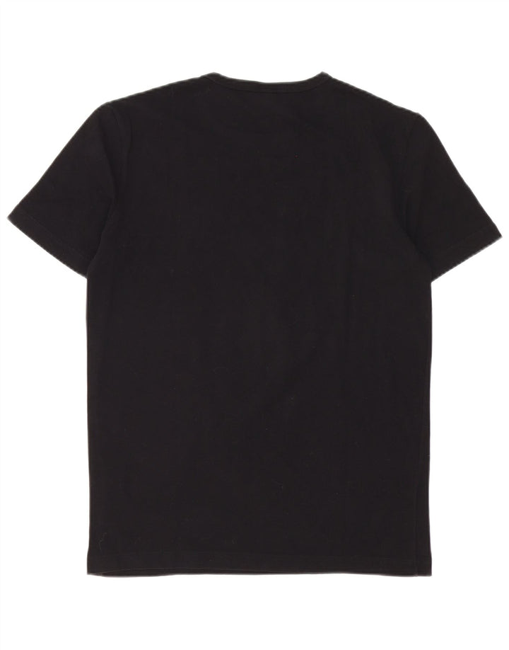 Bikkembergs Herren-T-Shirt mit Grafik, Größe S, schwarze Baumwolle