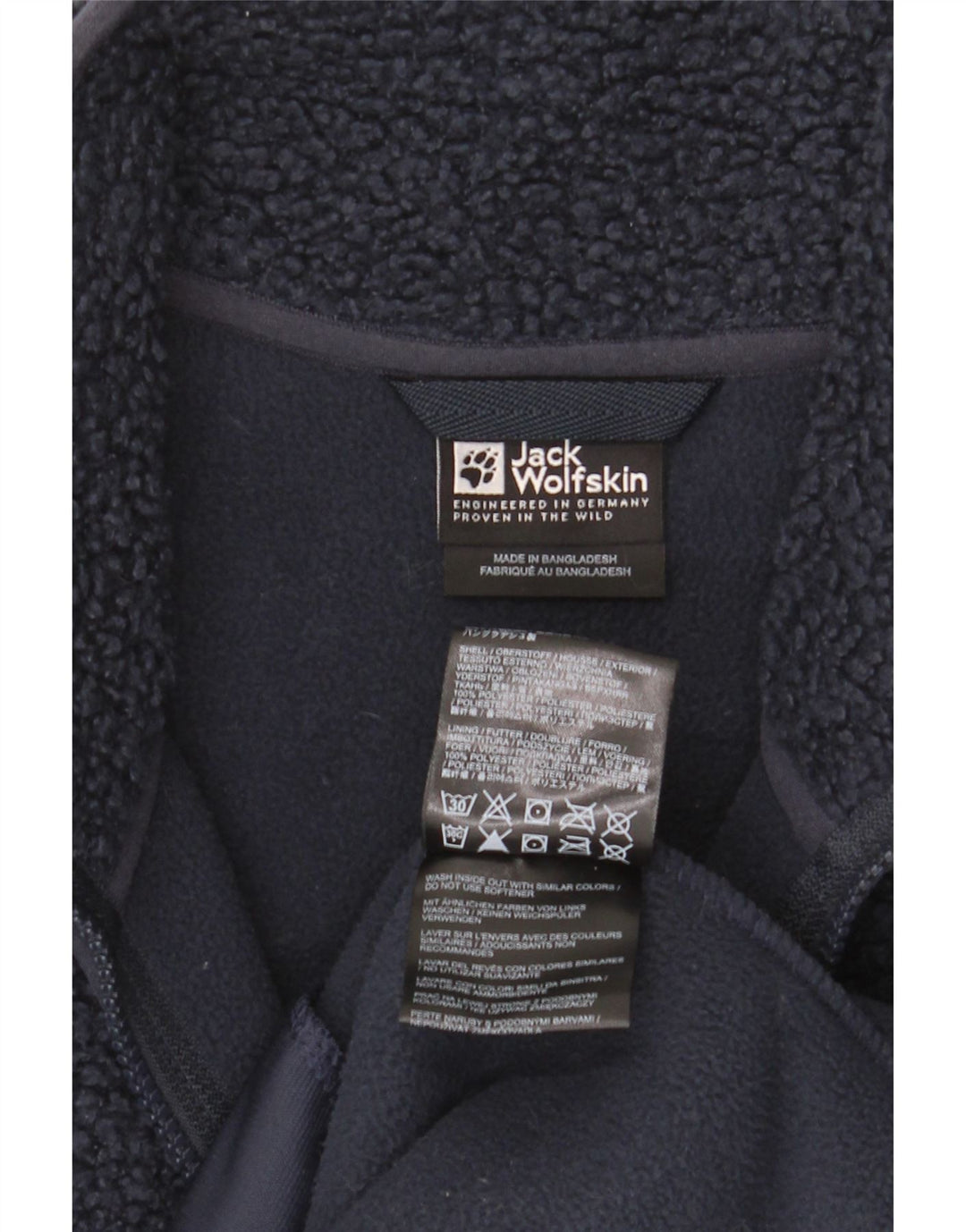Jack Wolfskin Damen Fleecejacke UK 18 XL Marineblau Polyester