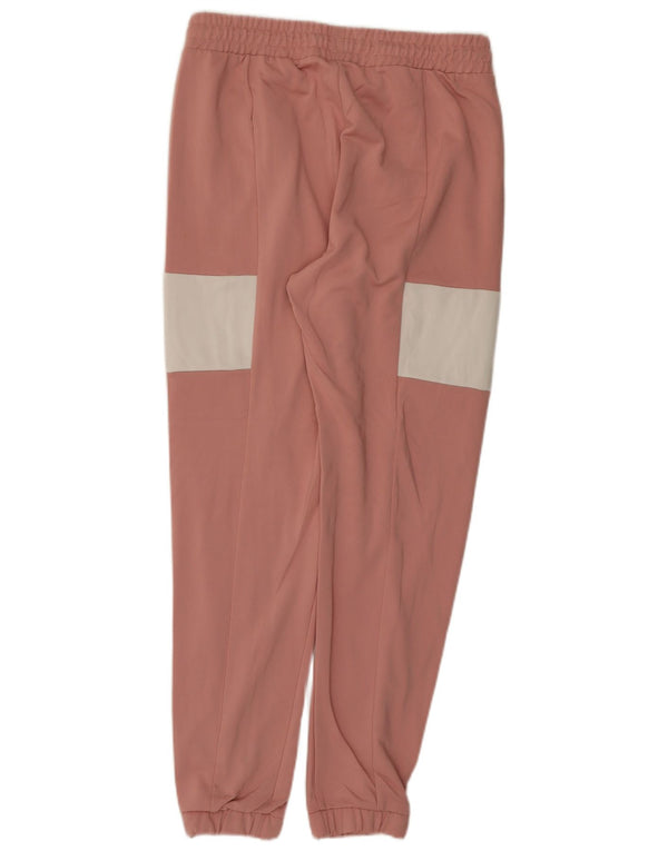 Puma Damen Trainingshose Jogger UK 14 Mittelrosa Farbblock