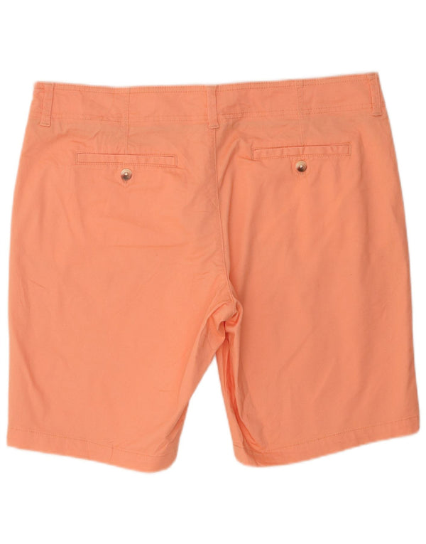 Lee Womens Casual Shorts US 16 2XL W38 Orange Baumwolle