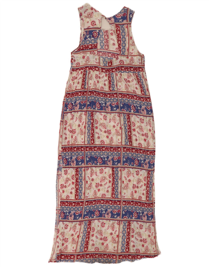 Volcom Damen Ärmelloses Maxikleid UK 12 Medium Mehrfarbig Paisley