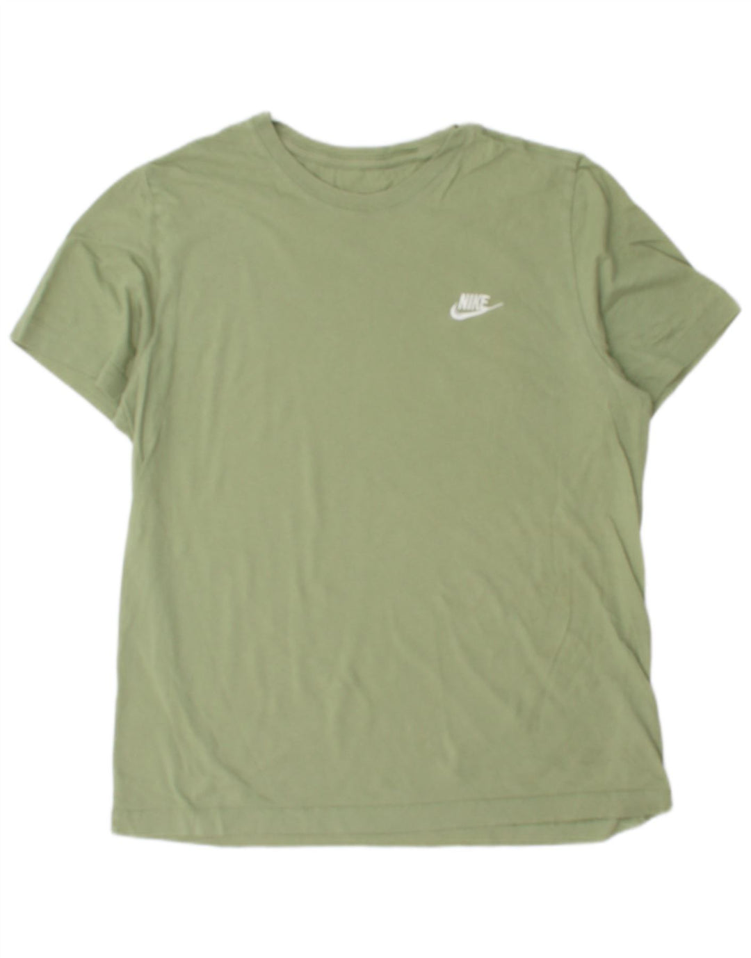 Nike Herren T-Shirt Top Large Grün Baumwolle