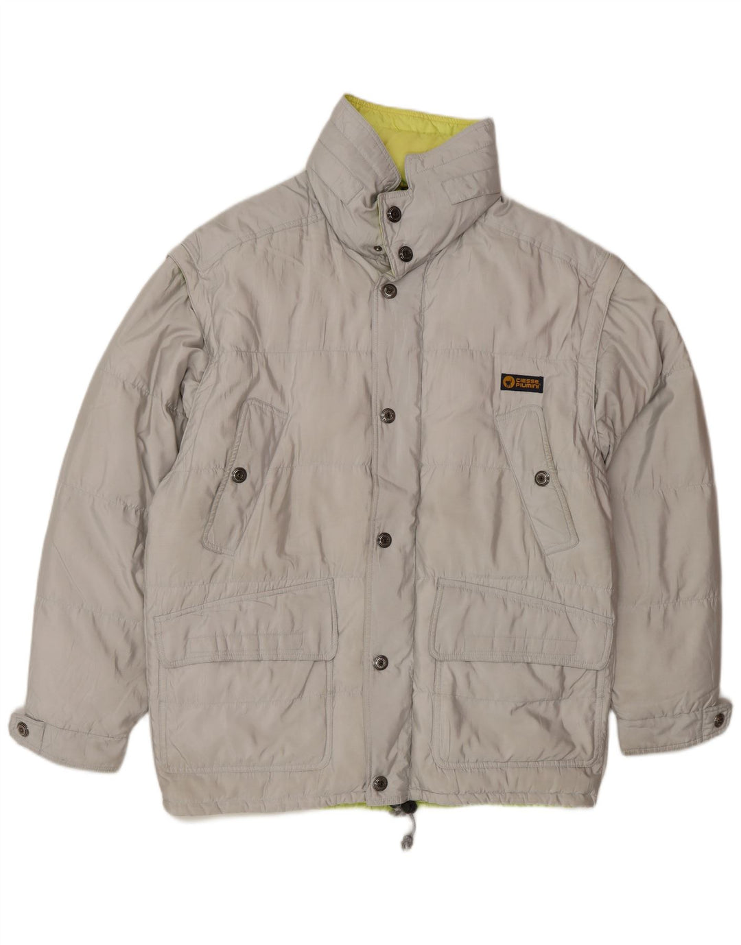 Ciesse Piumini Herren Wattierte Jacke UK 40 Large Grau Polyester