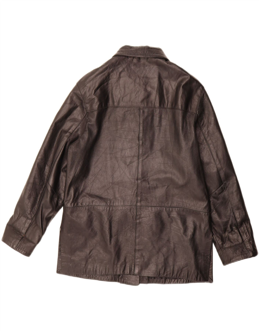 Max Grippo Damen Lederjacke EU 44 XL Schwarzes Leder