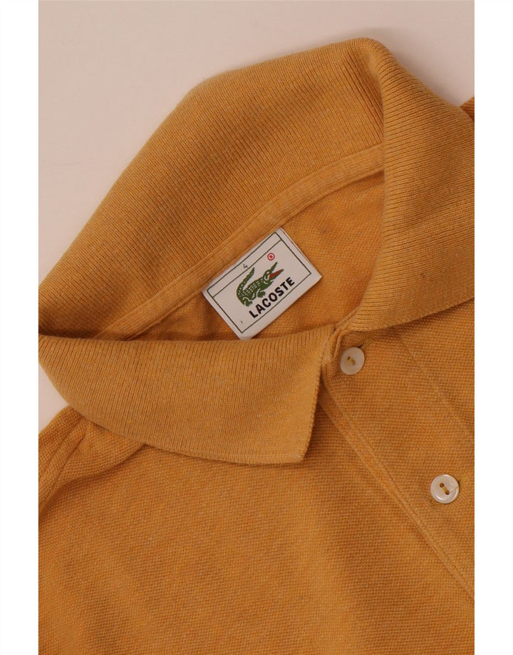 LACOSTE Herren-Langarm-Poloshirt, Größe 4, mittelorange