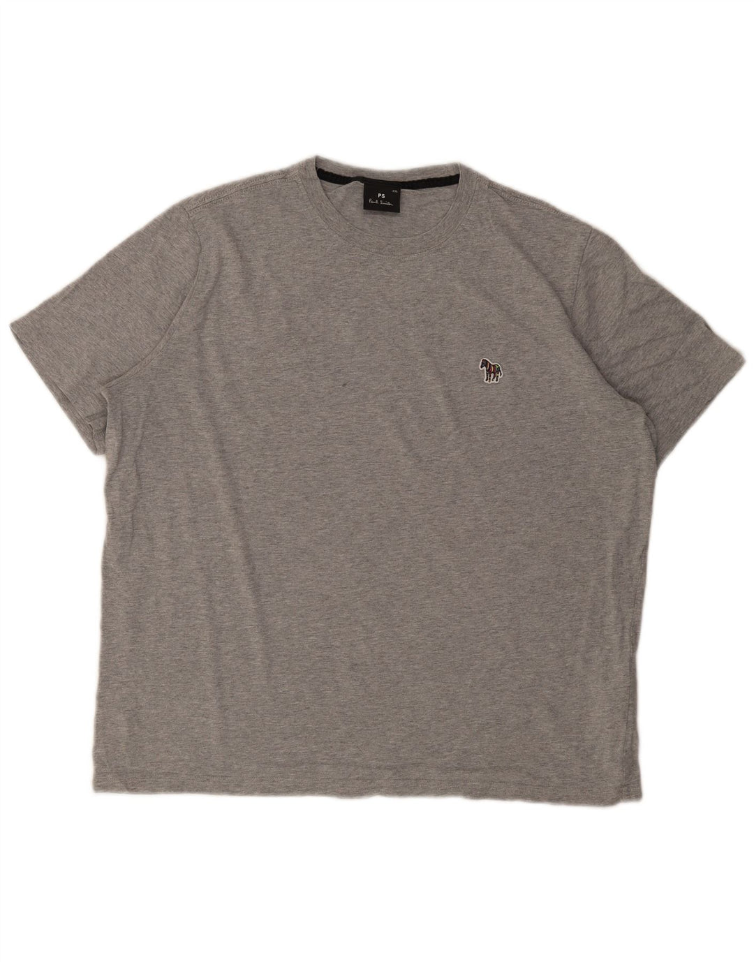 PAUL SMITH Herren T-Shirt Top 2XL Grau Baumwolle