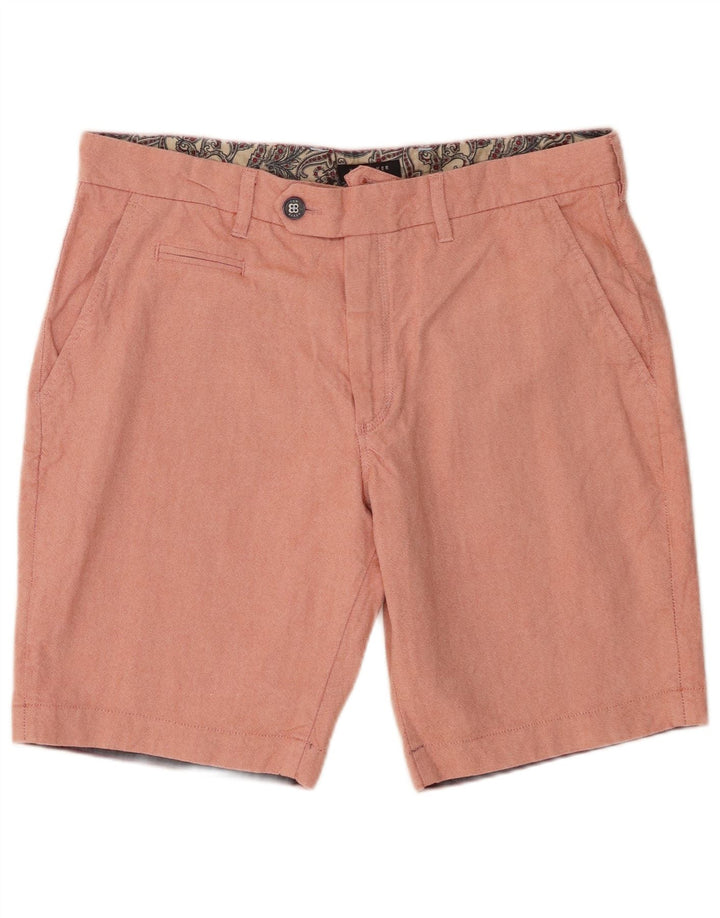 Ted Baker Herren-Chinoshorts, W34, Größe L, Rosa, Baumwolle