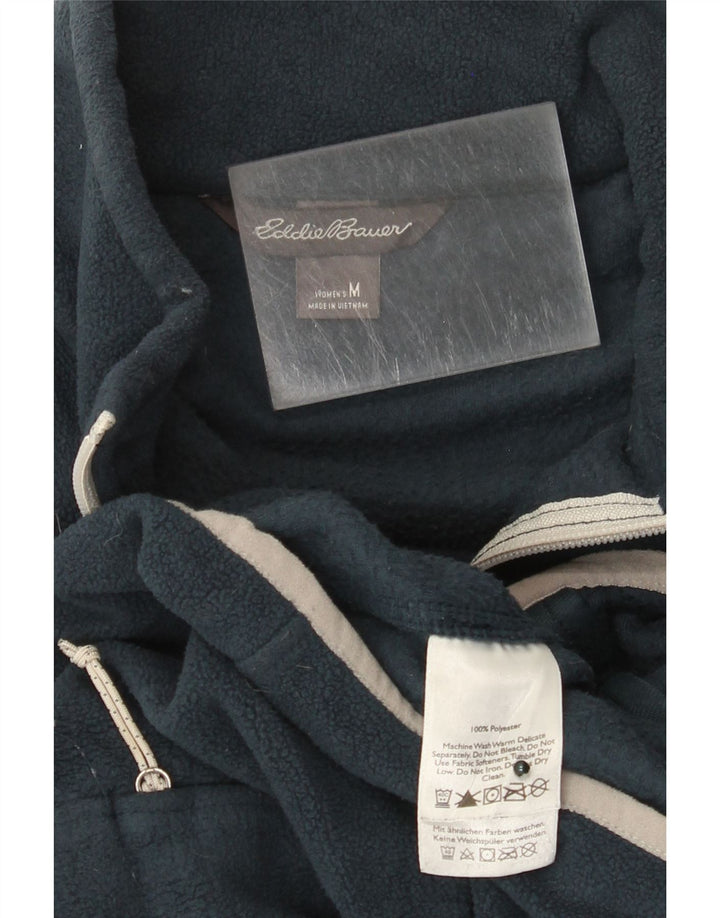 Eddie Bauer Damen Fleecejacke UK 12 Medium Marineblau Polyester