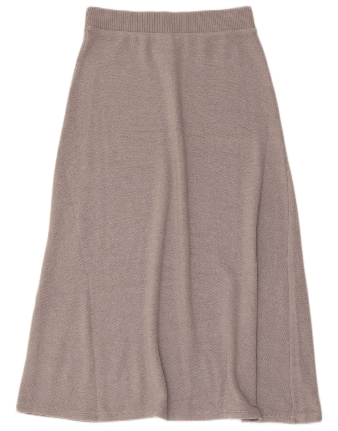Zara Damen-Strickrock, ausgestellt, Größe S, W26, graue Viskose