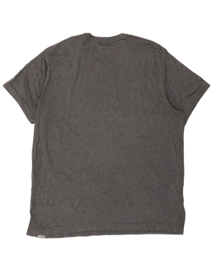 Eddie Bauer Herren Grafik T-Shirt Top XL Grau Baumwolle