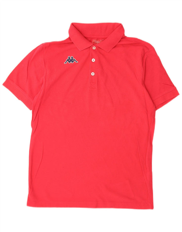 Kappa Herren-Poloshirt aus mittelrosa Baumwolle