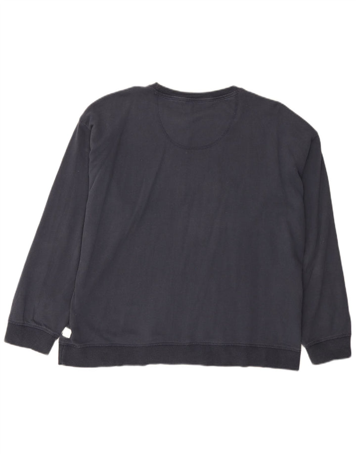 Fat Face Damen-Sweatshirt mit Grafik, übergroß, Gr. 40, Marineblau