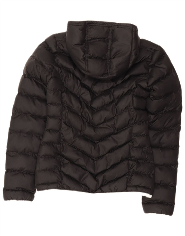 Adidas Damen Kapuzenjacke, gepolstert, UK 6, XS, Schwarz, Polyester