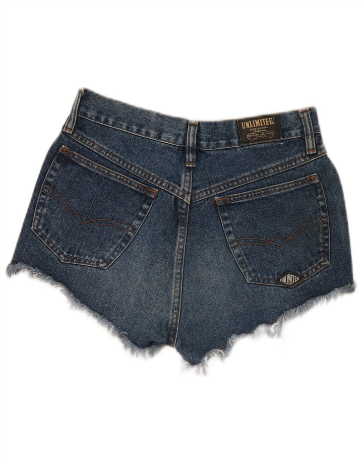 Unlimited Damen Jeansshorts W31 mittelblaue Baumwolle
