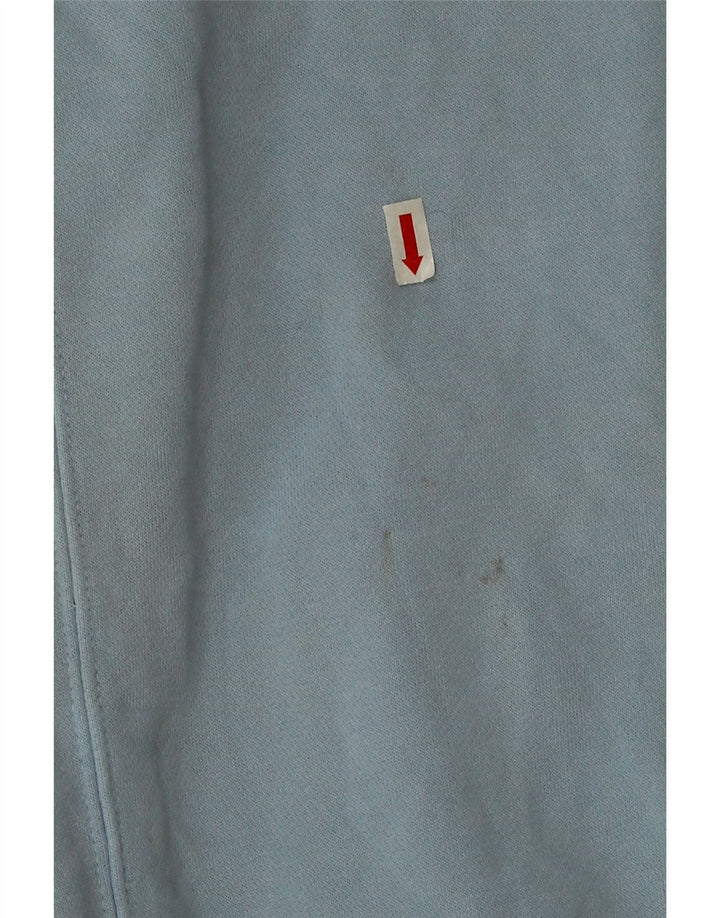 Nike Herren-Sweatshirt-Pullover aus mittelblauer Baumwolle