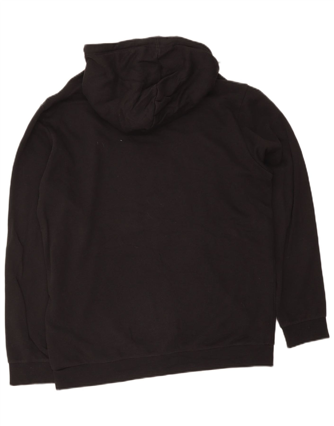Adidas Herren Kapuzenpullover, groß, aus schwarzer Baumwolle